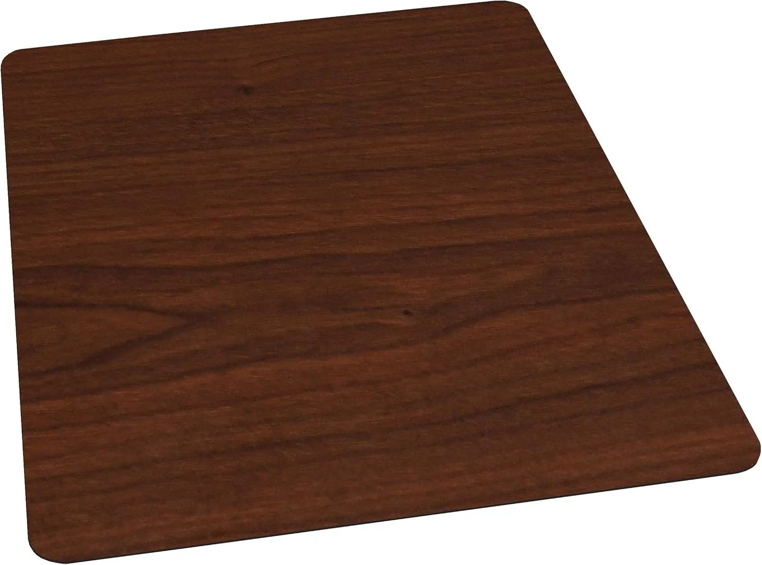 ES Robbins Trendsetter Chair Mat, 36"x48" Rectangle Dark Cherry Woodgrain Design 36"x48"