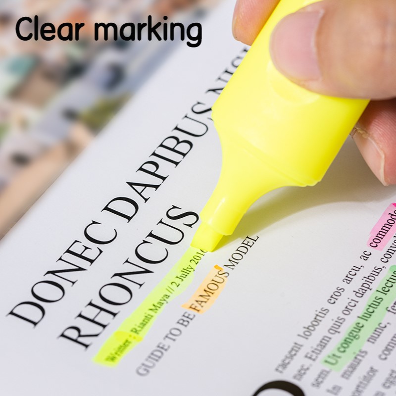 DELI S622 ACCENT HIGHLIGHTER - 4Pcs/Wlt