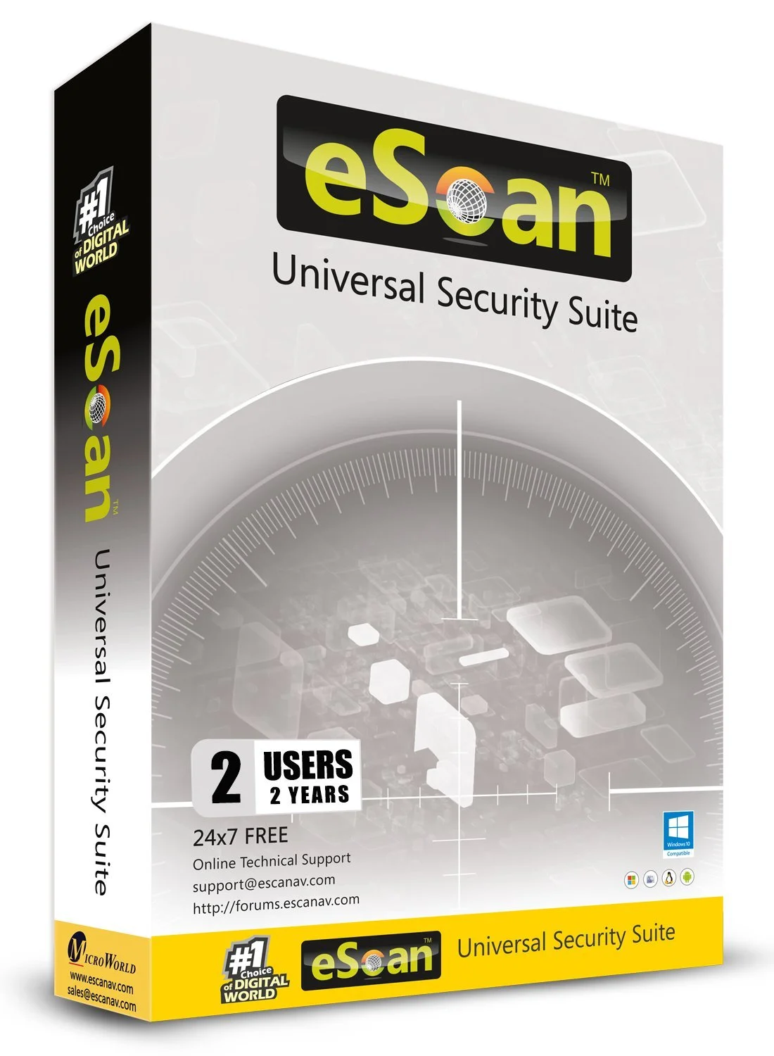 eScan Universal Security Suite (Multi Devices License) 2 Devices 2 Years