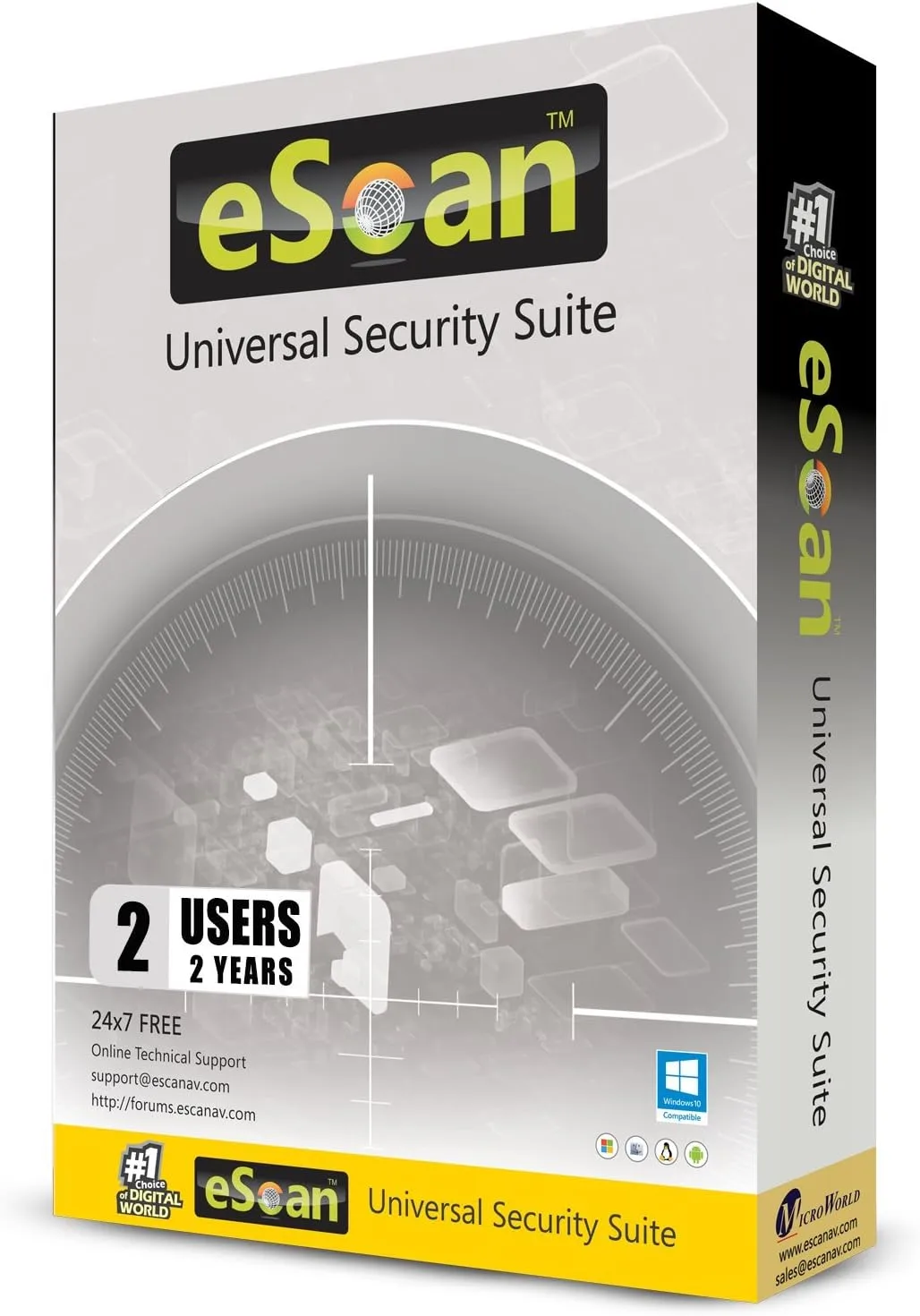 eScan Universal Security Suite (Multi Devices License) 2 Devices 2 Years