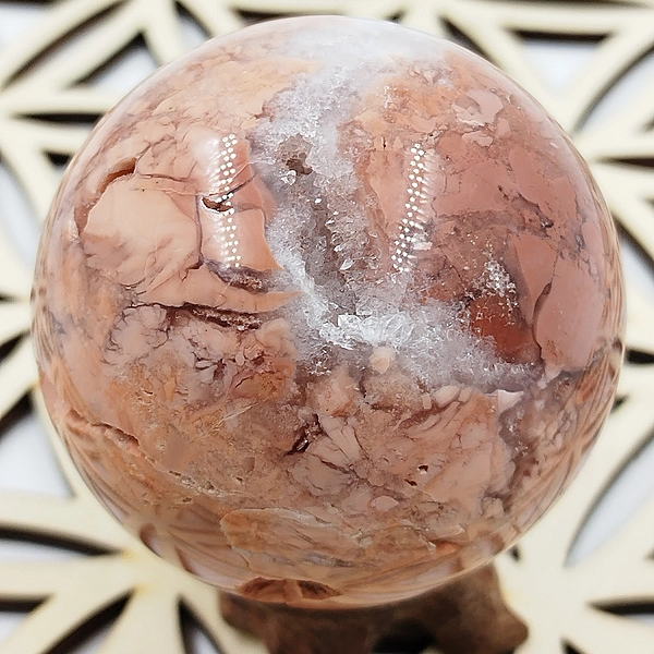 Esfera Agata Rosa