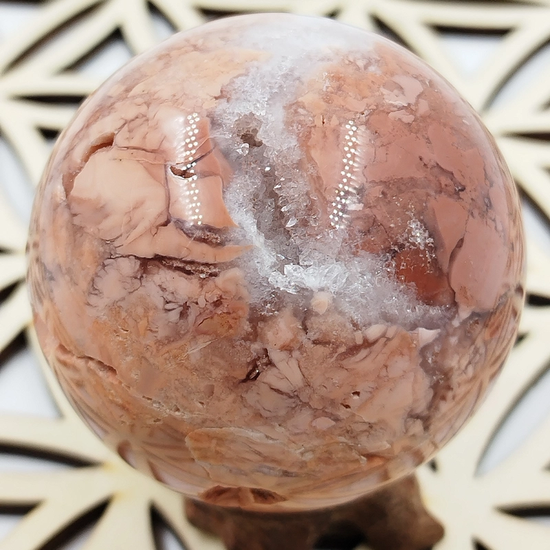 Esfera Agata Rosa