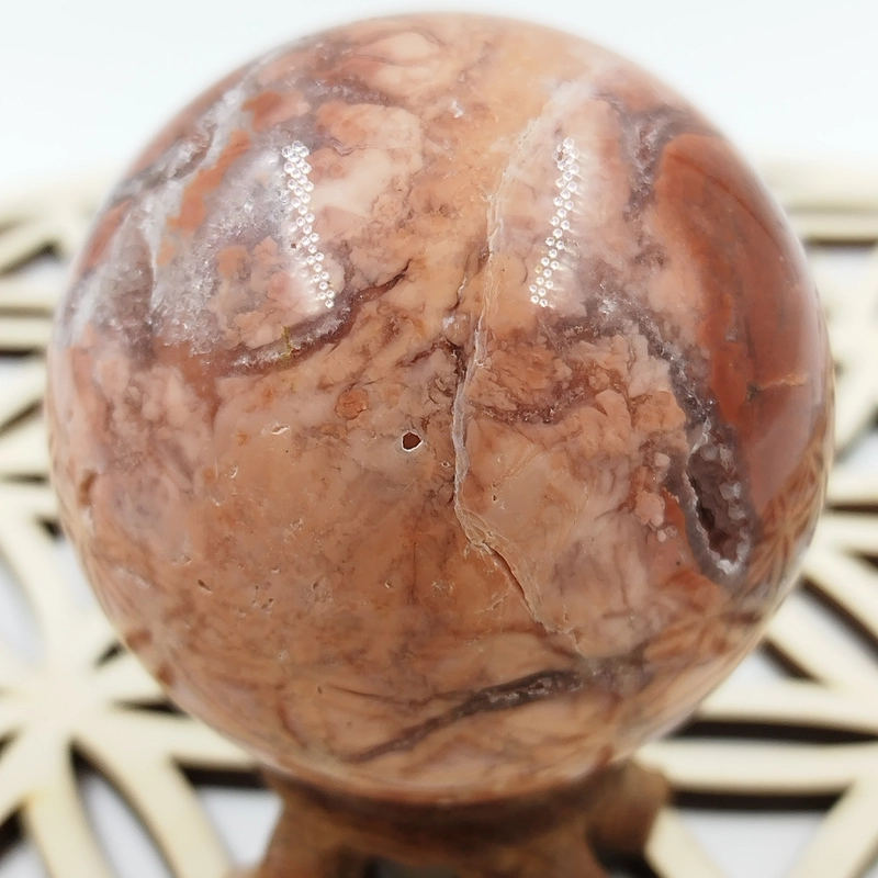 Esfera Agata Rosa