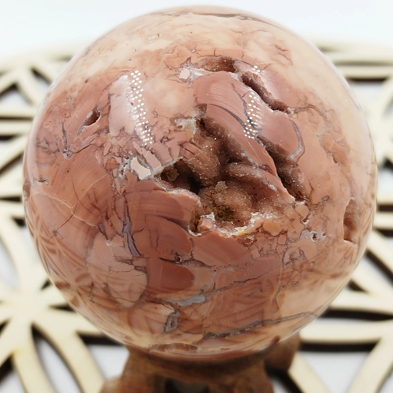Esfera Agata Rosa