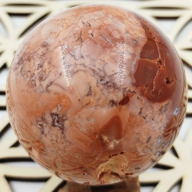 Esfera Agata Rosa