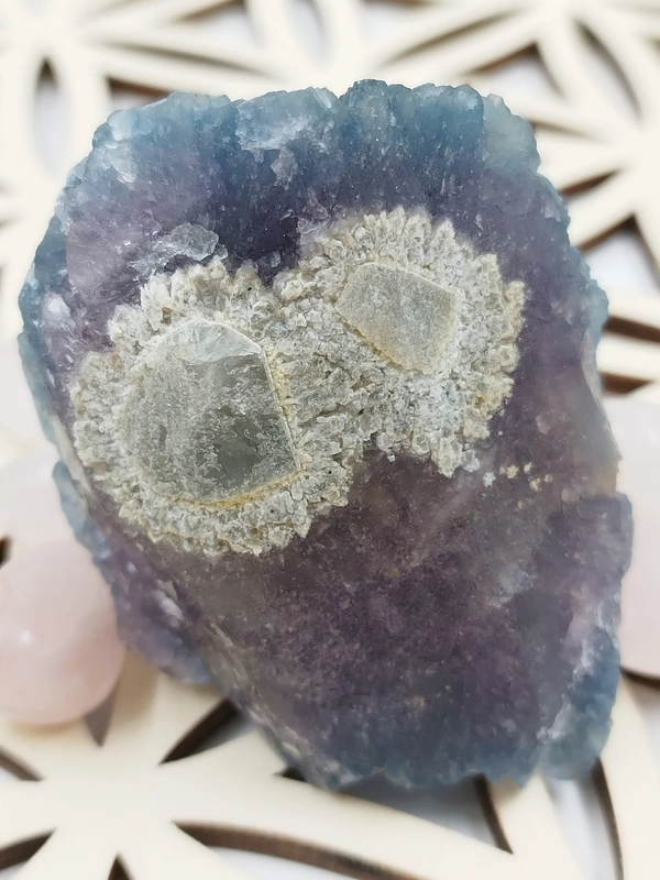 Especimen Estalactita Fluorita Azul