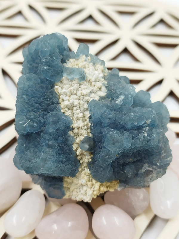 Especimen Estalactita Fluorita Azul