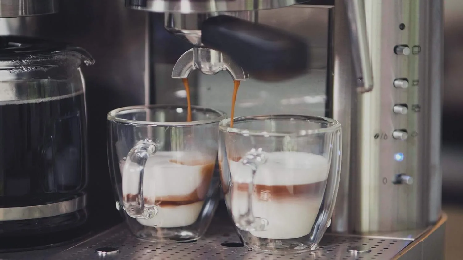 Espressione 10-Cup Combination Pump Espresso Machine, Stainless Steel