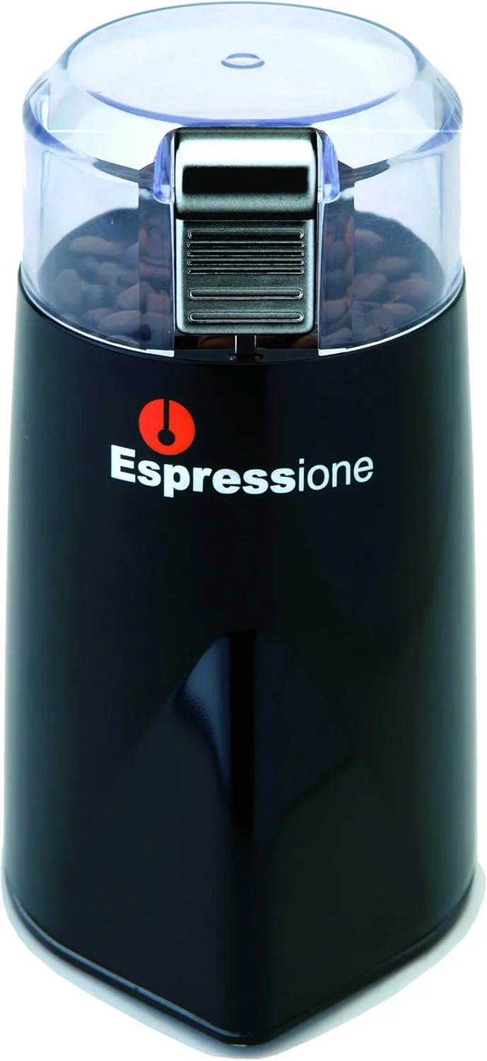 Espressione Rapid Touch 12-Cup Coffee Grinder, Black
