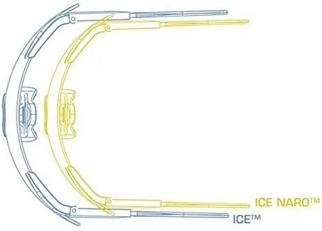 ESS Eyewear ICE NARO Frame and Nosepiece Kit, Black
