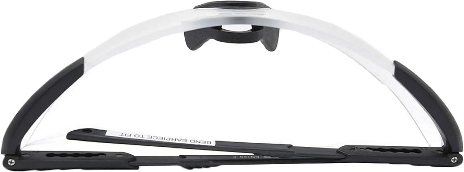 ESS Eyewear Eye Safety Systems ICE-One Ballistic Eyeshield, Clear Lens, White, 2.4 (740-0005)