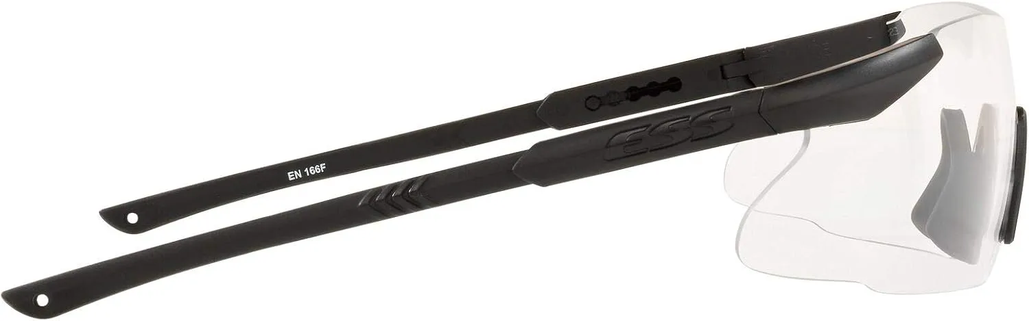 Oakley ESS Man Sunglasses Black Frame, Clear Lenses, 33MM