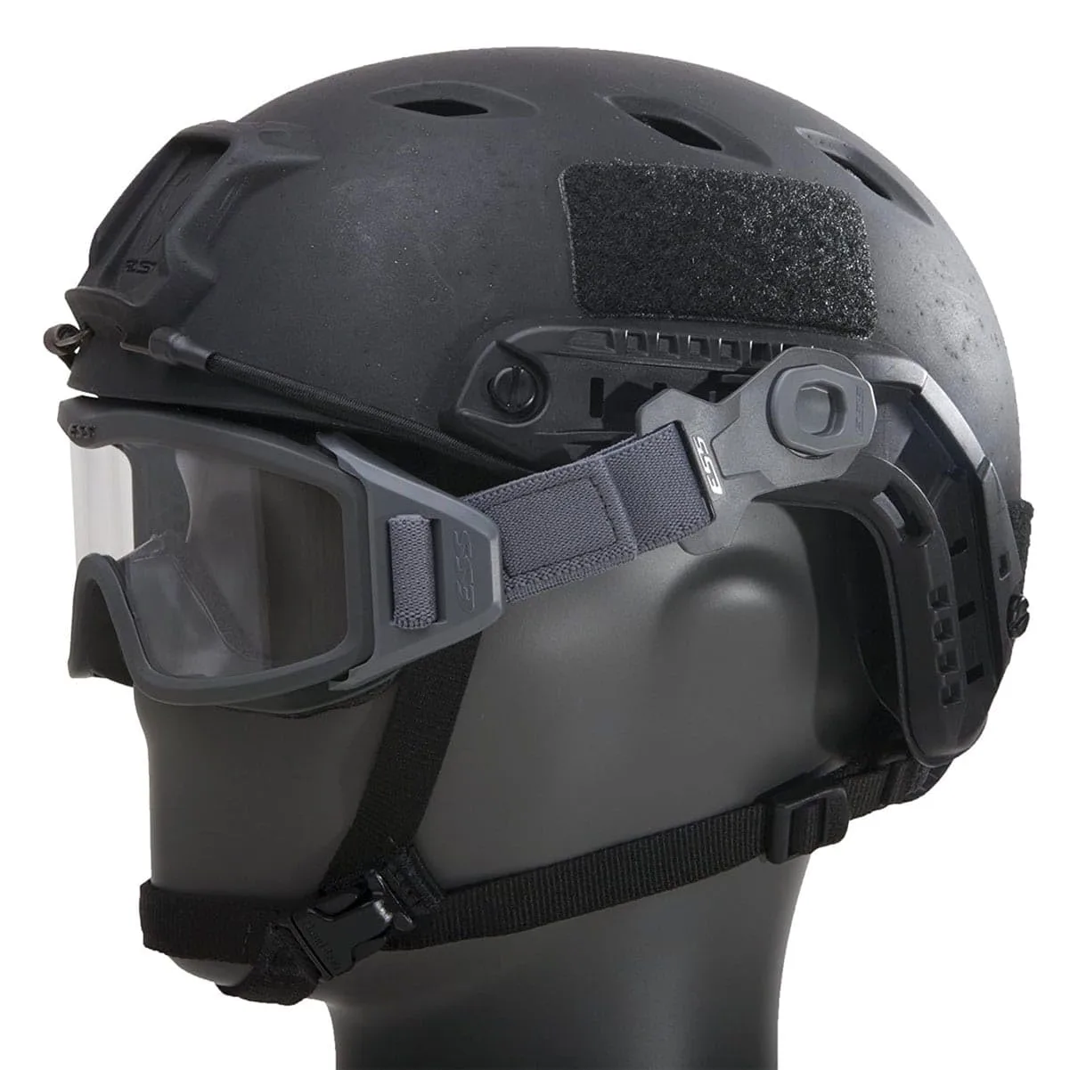 ESS Eyewear 740-0516 Profile Pivot Goggle - Gray w/1 Clear lens & 1 Smoke Gray lens