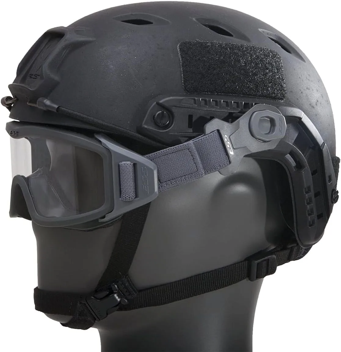 ESS Eyewear 740-0516 Profile Pivot Goggle - Gray w/1 Clear lens & 1 Smoke Gray lens