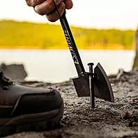 ESTWING Camper's Axe - 14" Hatchet with Forged Steel Construction & Shock Reduction Grip - EB-25A
