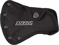 ESTWING Camper's Axe - 14" Hatchet with Forged Steel Construction & Shock Reduction Grip - EB-25A