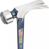 ESTWING BIG BLUE Framing Hammer - 25 oz Straight Rip Claw with Forged Steel Construction & Shock Reduction Grip
