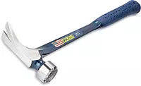 ESTWING BIG BLUE Framing Hammer - 25 oz Straight Rip Claw with Forged Steel Construction & Shock Reduction Grip