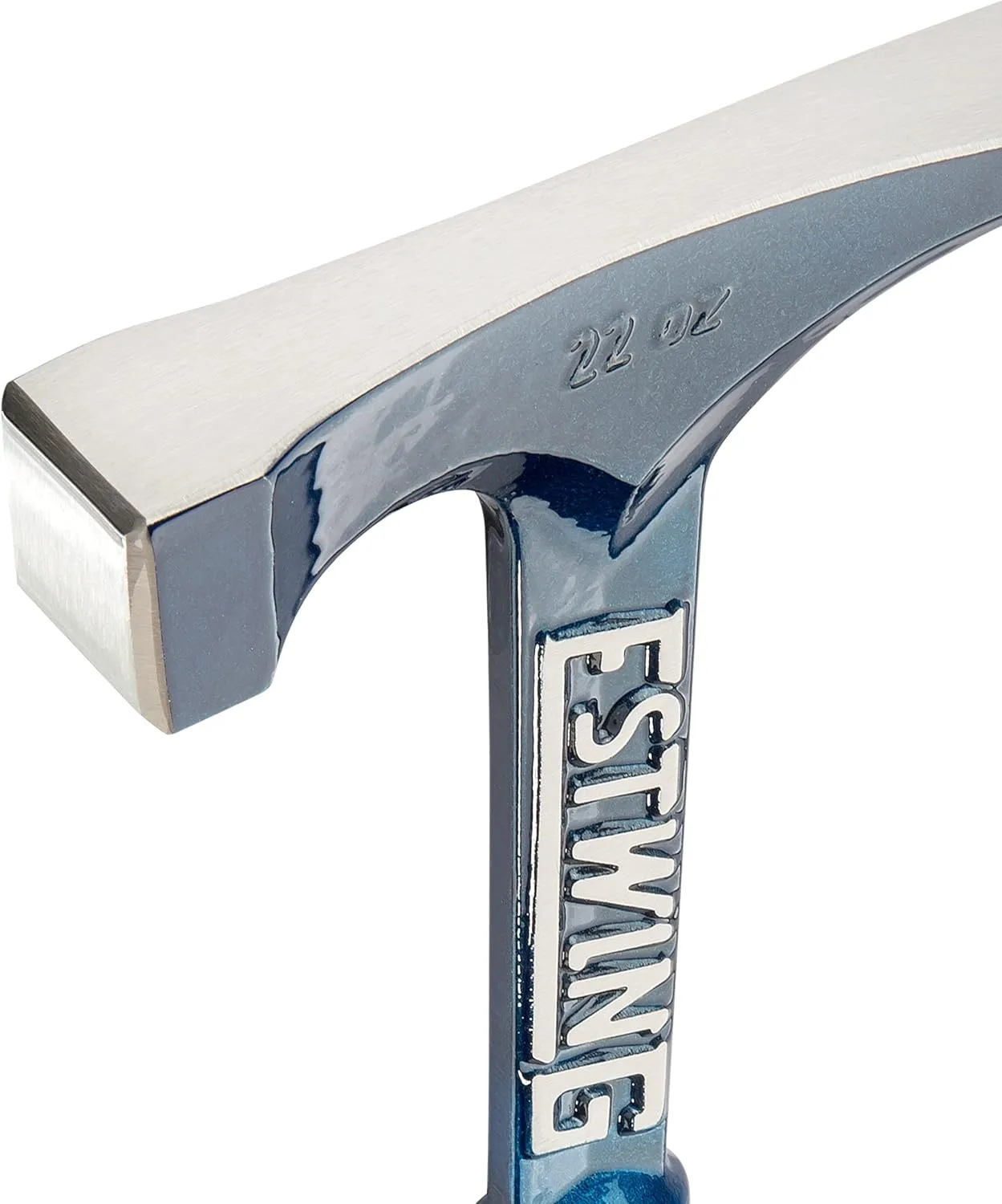 ESTWING Bricklayer's/Mason's Hammer - 22 oz Masonry Tool with Forged Steel Construction & Shock Reduction Grip