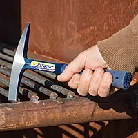ESTWING Welding/Chipping Hammer - 14 oz Slag Removal Tool with Forged Steel Construction & Shock Reduction Grip - E3-WC