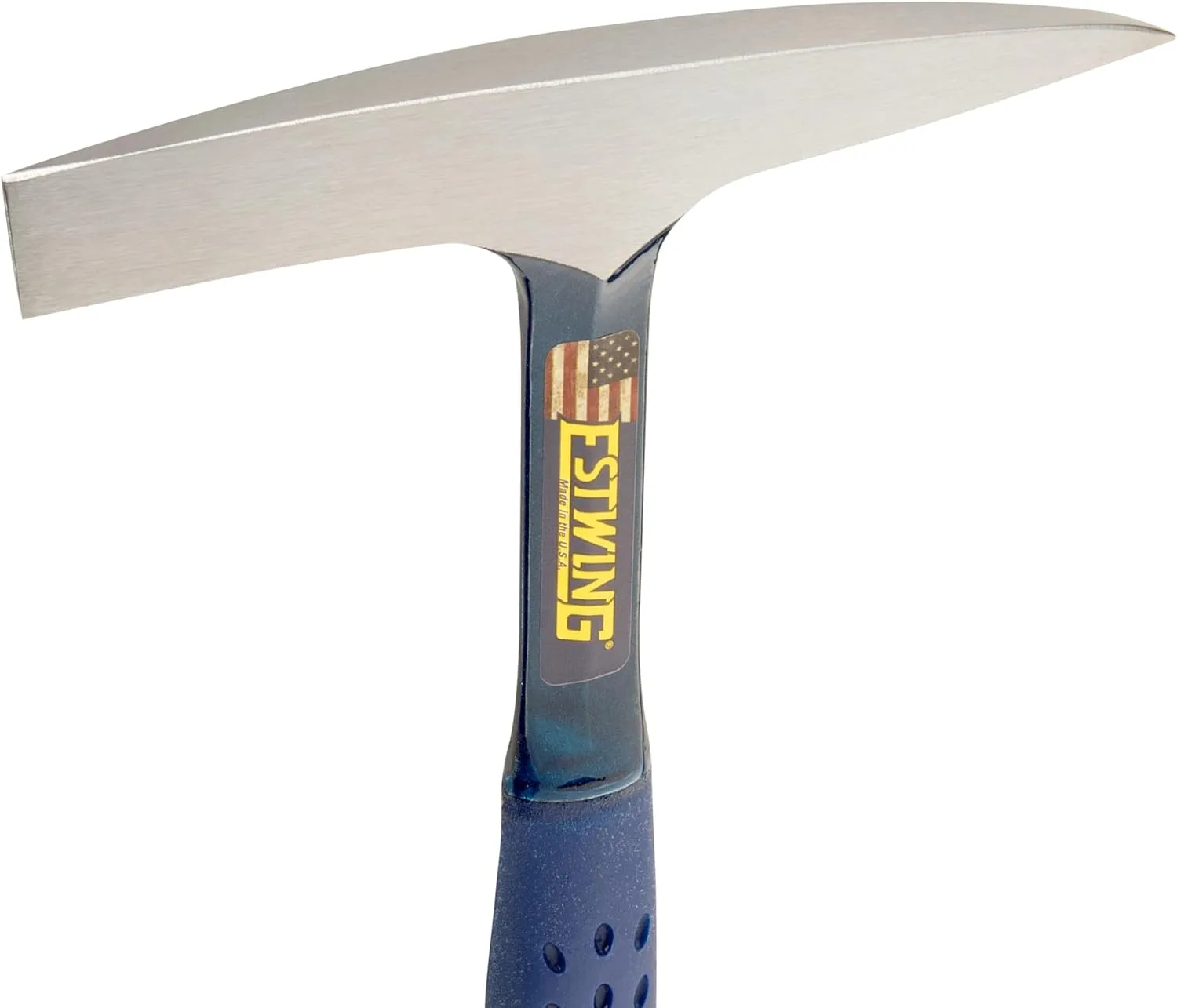 ESTWING Welding/Chipping Hammer - 14 oz Slag Removal Tool with Forged Steel Construction & Shock Reduction Grip - E3-WC