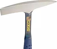 ESTWING Welding/Chipping Hammer - 14 oz Slag Removal Tool with Forged Steel Construction & Shock Reduction Grip - E3-WC