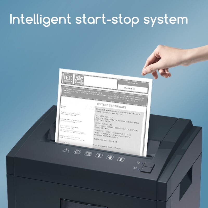 DELI T054 MICRO-CUT SHREDDER - 8 SHTS/ 23 LT/ MC P5