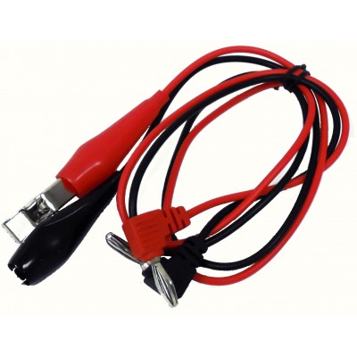 Replacement Test Lead W/Insulated Large Crocodile Clips Replacement Test Lead W/Insulated Large Crocodile Clips
