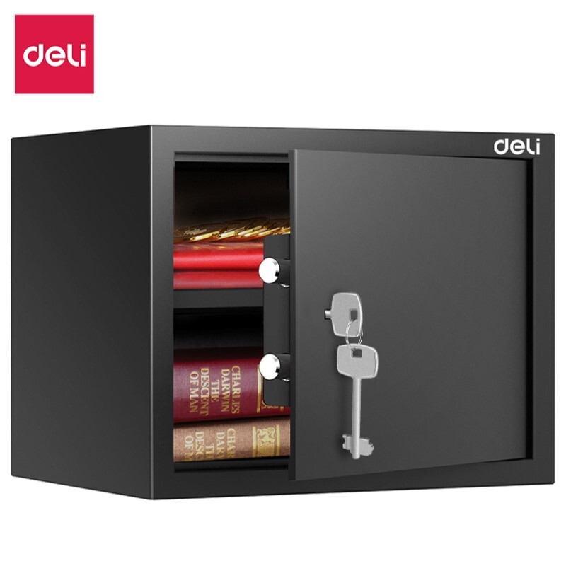 DELI ET563 DIGITAL SAFE + KEY - H30xW38xD30cm