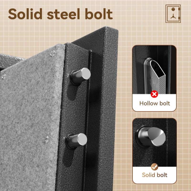 DELI ET601 FIREPROOF DIGITAL SAFE H60xW45xD45cm