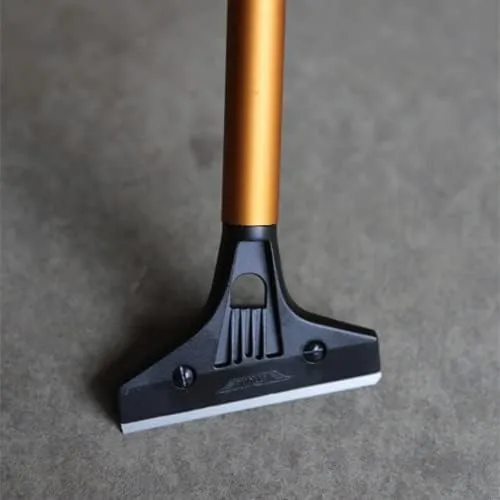 Ettore Heavy Duty Floor Scraper - 1" x 4" x 48" - Gold