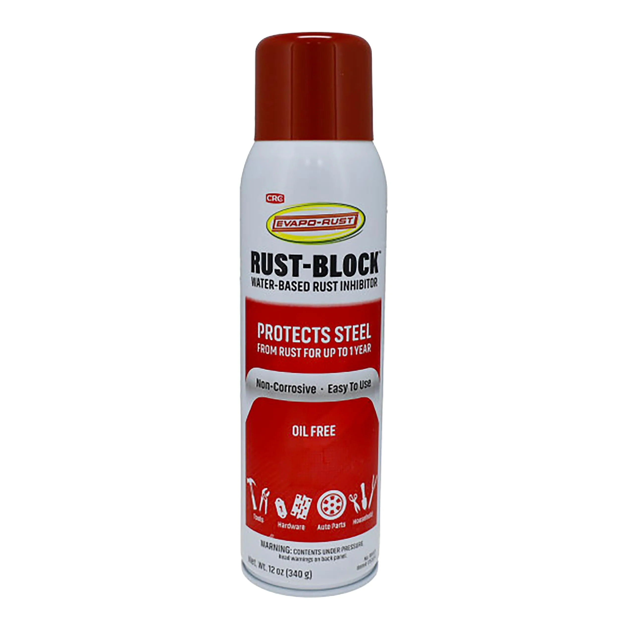 Evapo-Rust RB018 Rust-Block Water-Base Rust Inhibitor, 12 oz Aerosol, Gray