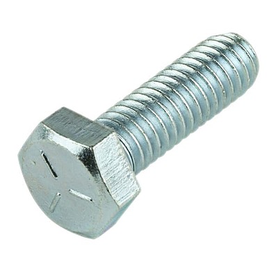 3/4"-10 Clear Zinc Grade 5 Hex Cap Screw