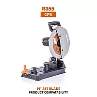 Evolution RAGE355BLADE- 14” Multi-Material Blade , Silver 14 Inch 36-Tooth