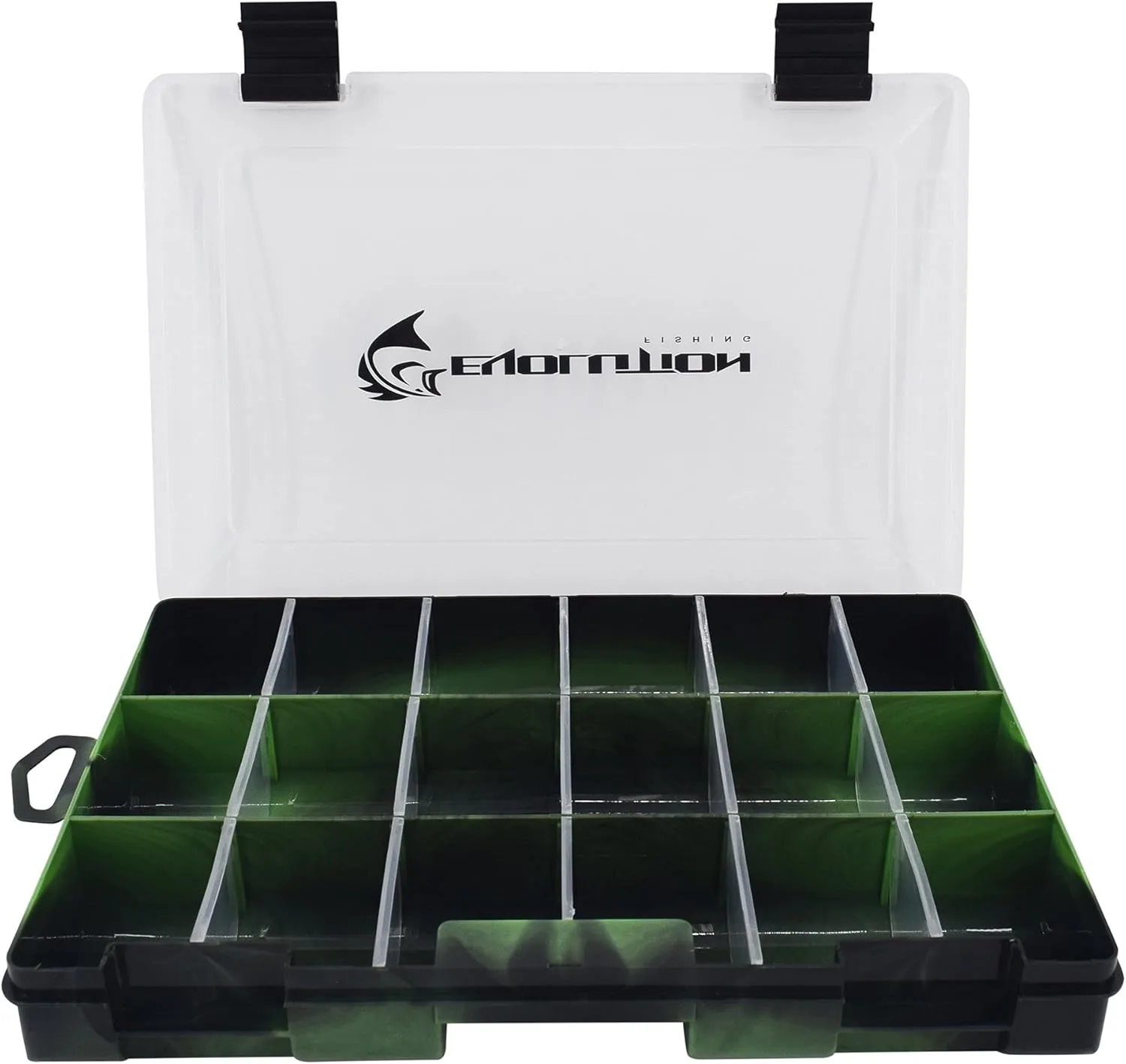 Evolution Outdoor 3600 Drift Series Fishing Tackle Tray – Colored Tackle Box Organizer with Removable - 2 Latch Closure