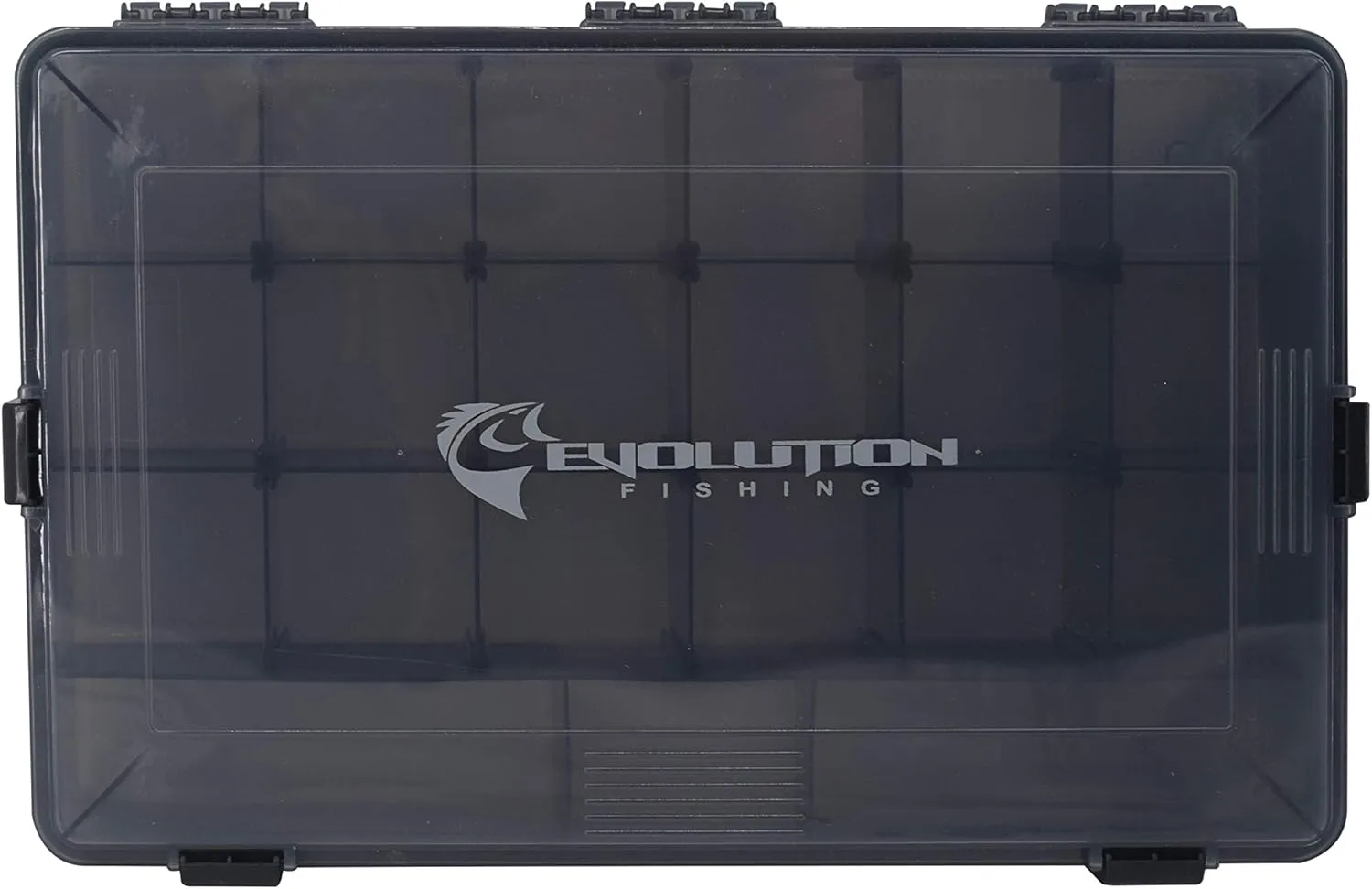 EVOLUTION OUTDOOR 4-Latch Waterproof Tackle Tray