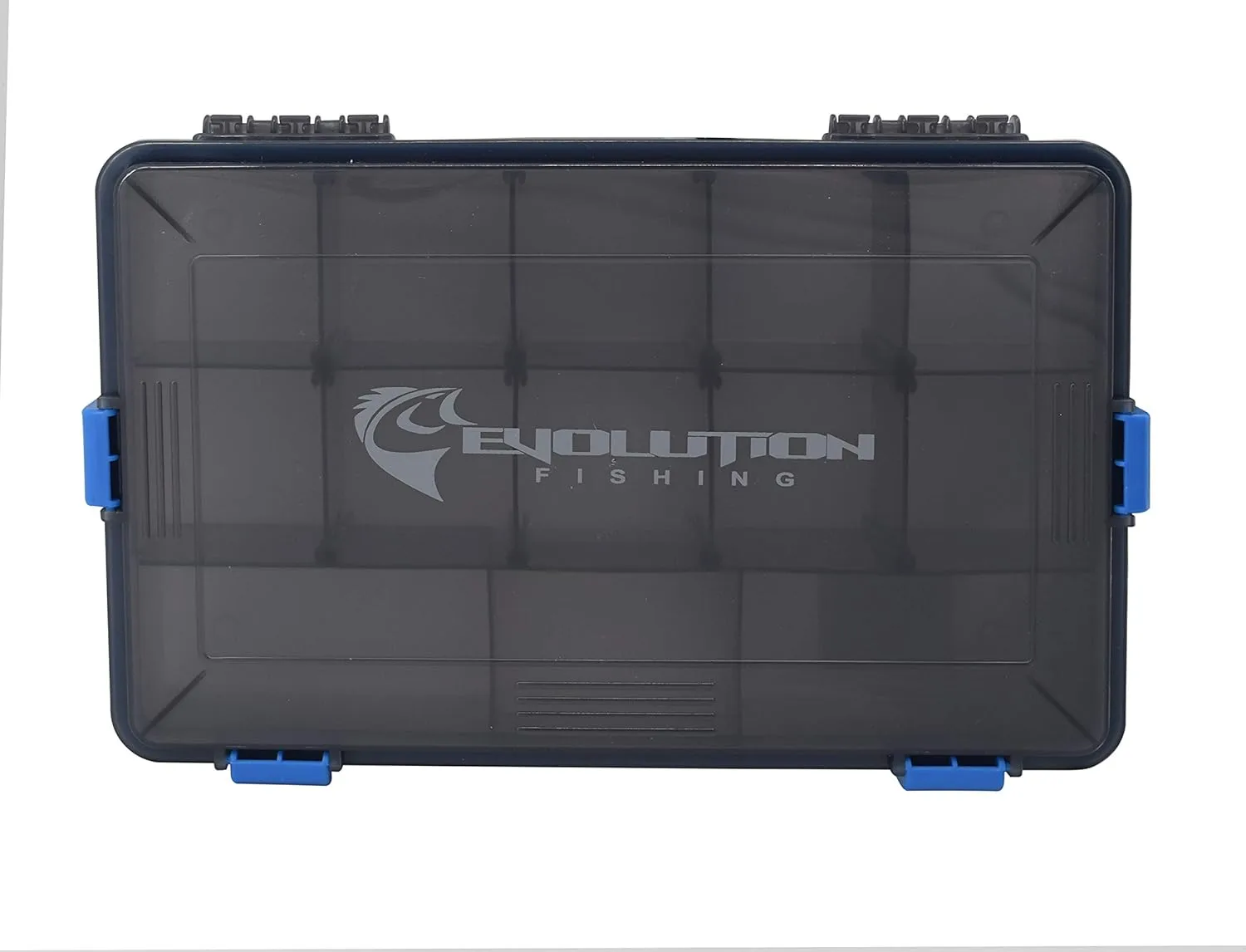 EVOLUTION OUTDOOR Waterproof 4-Latch Fishing Tackle Tray