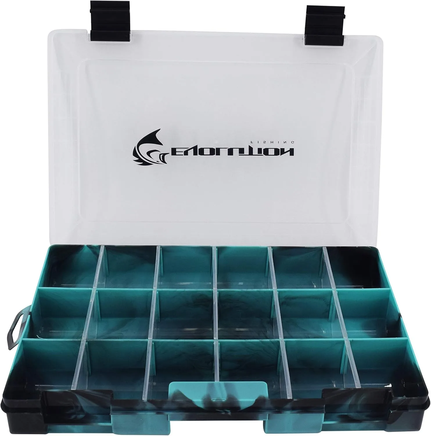 Evolution Outdoor 3600 Drift Series Fishing Tackle Tray – Colored Tackle Box Organizer with Removable - 2 Latch Closure