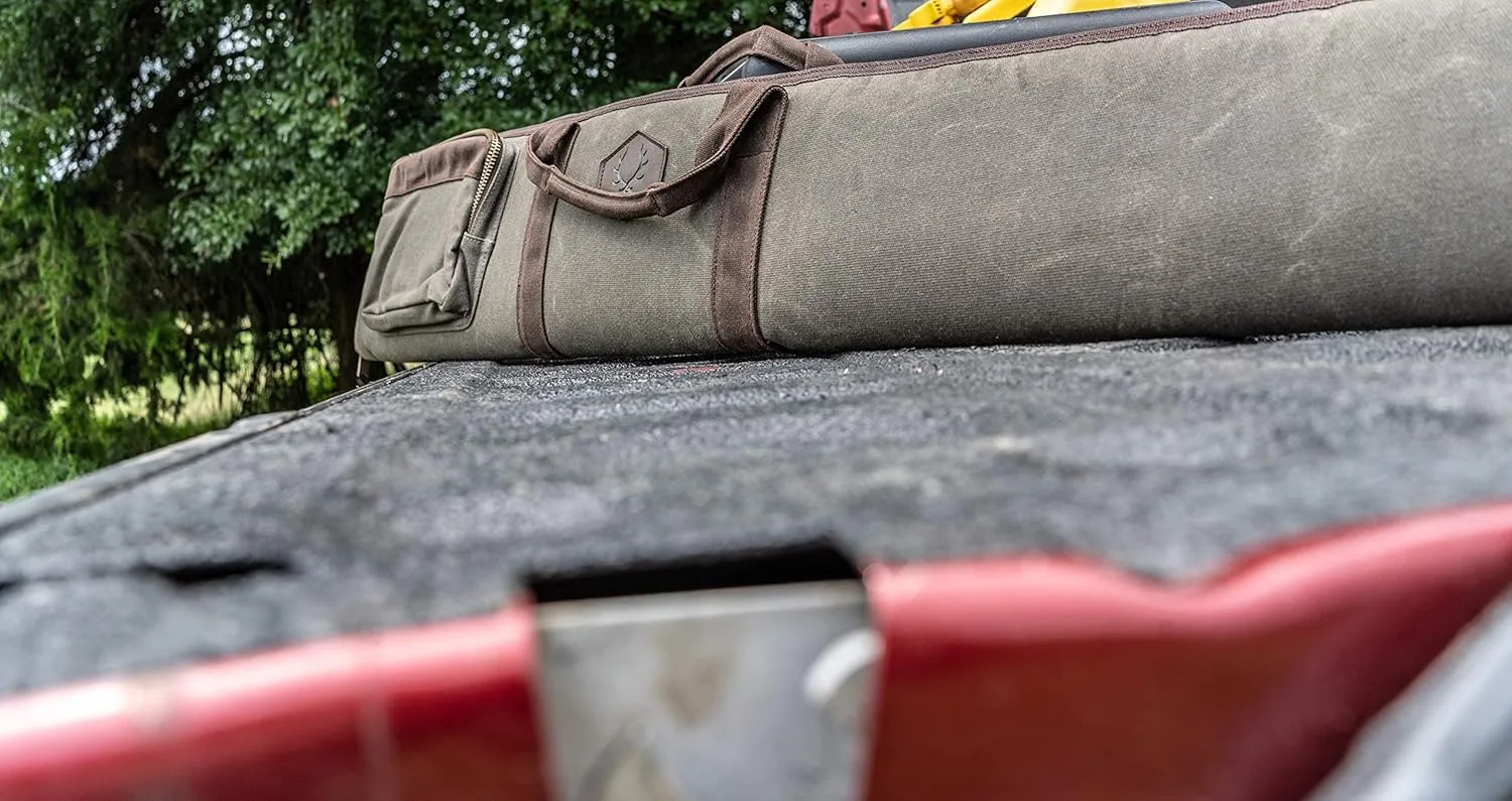 EVOLUTION OUTDOOR Rawhide Series Waxed Canvas Rifle and Shotgun Case