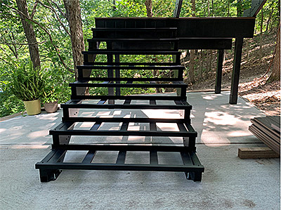 12 Step Stair Metal structure 4ft wide Kit (Fortress Evolution) 12 Step Stair Metal structure 4ft wide Kit (Fortress Evolution)