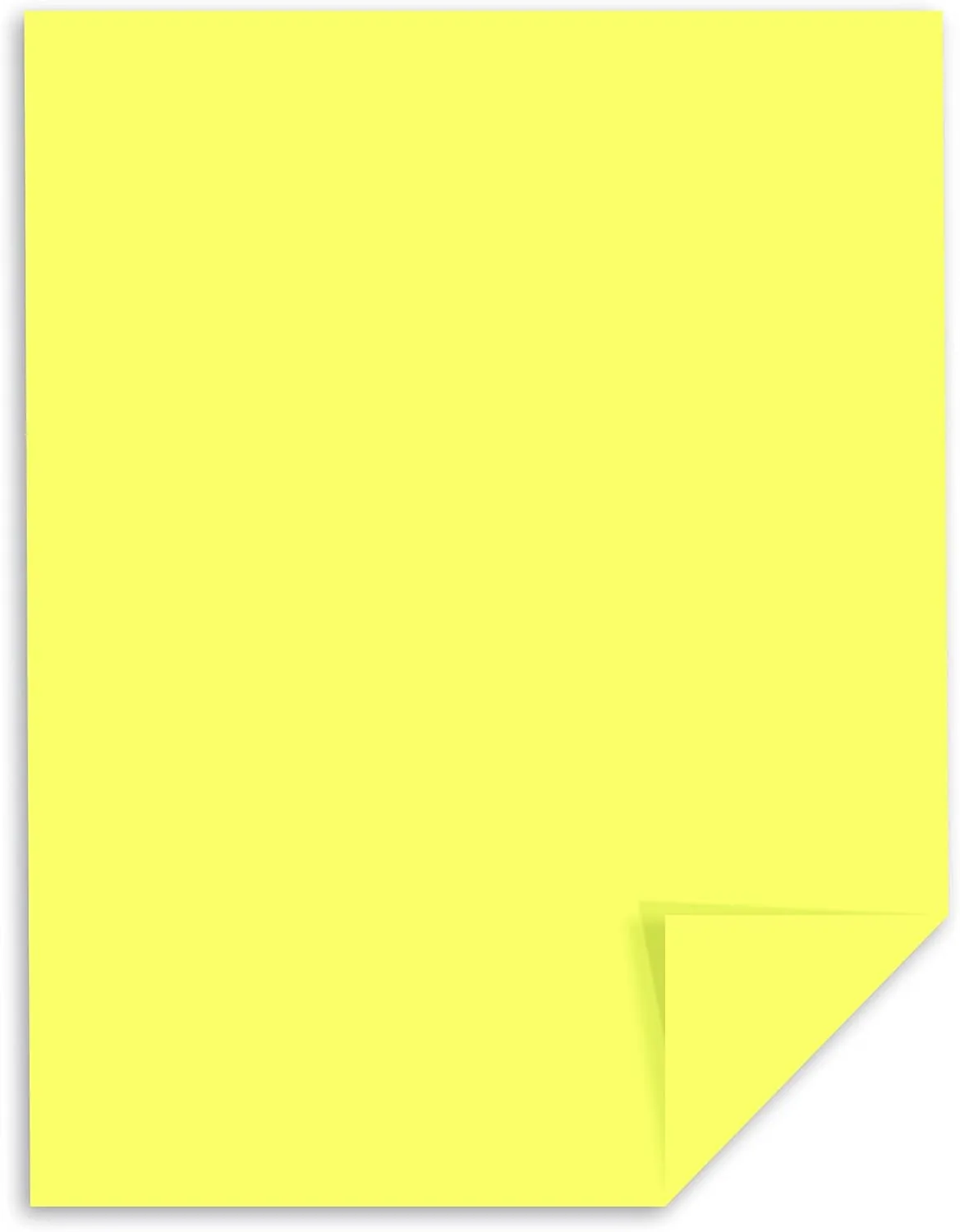 Exact® Vellum Bristol Card Stock, Canary, Letter (8.5" x 11"), 67 Lb, Pack Of 250