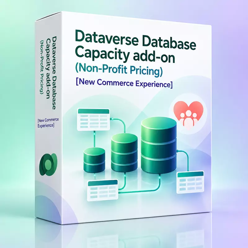 Dataverse Database Capacity add-on (Non-Profit Pricing) [New Commerce Experience]