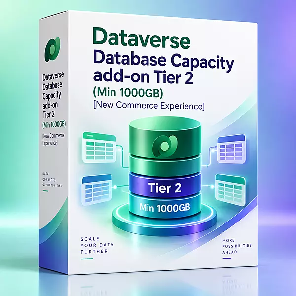 Dataverse Database Capacity add-on Tier 2 (Min 1000GB) [New Commerce Experience]