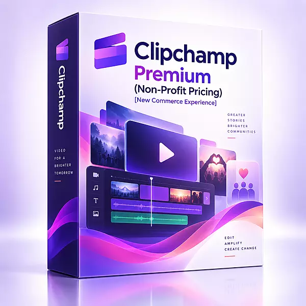 Clipchamp Premium (Non-Profit Pricing) [New Commerce Experience]