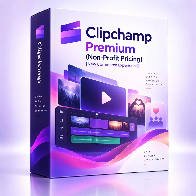 Clipchamp Premium (Non-Profit Pricing) [New Commerce Experience]