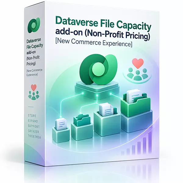 Dataverse File Capacity add-on (Non-Profit Pricing) [New Commerce Experience]