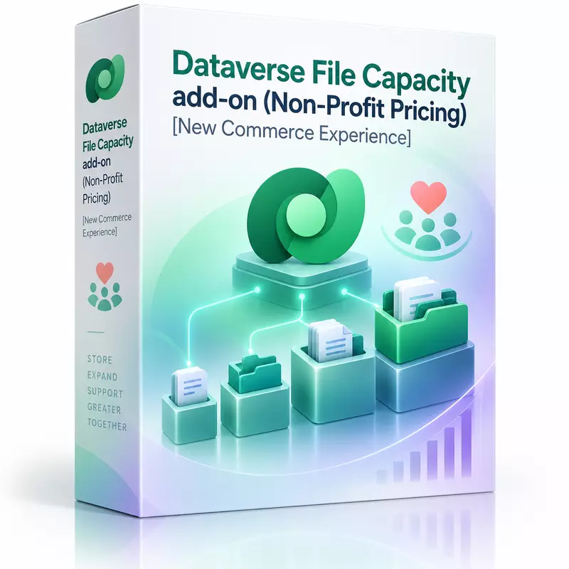 Dataverse File Capacity add-on (Non-Profit Pricing) [New Commerce Experience]