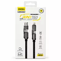 Pavareal Q23 4-in-1 Data Cable 120W Fast Charging 150cm