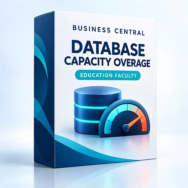 Dynamics 365 Business Central Database Capacity Overage (Education Faculty Pricing) [New Commerce Experience]