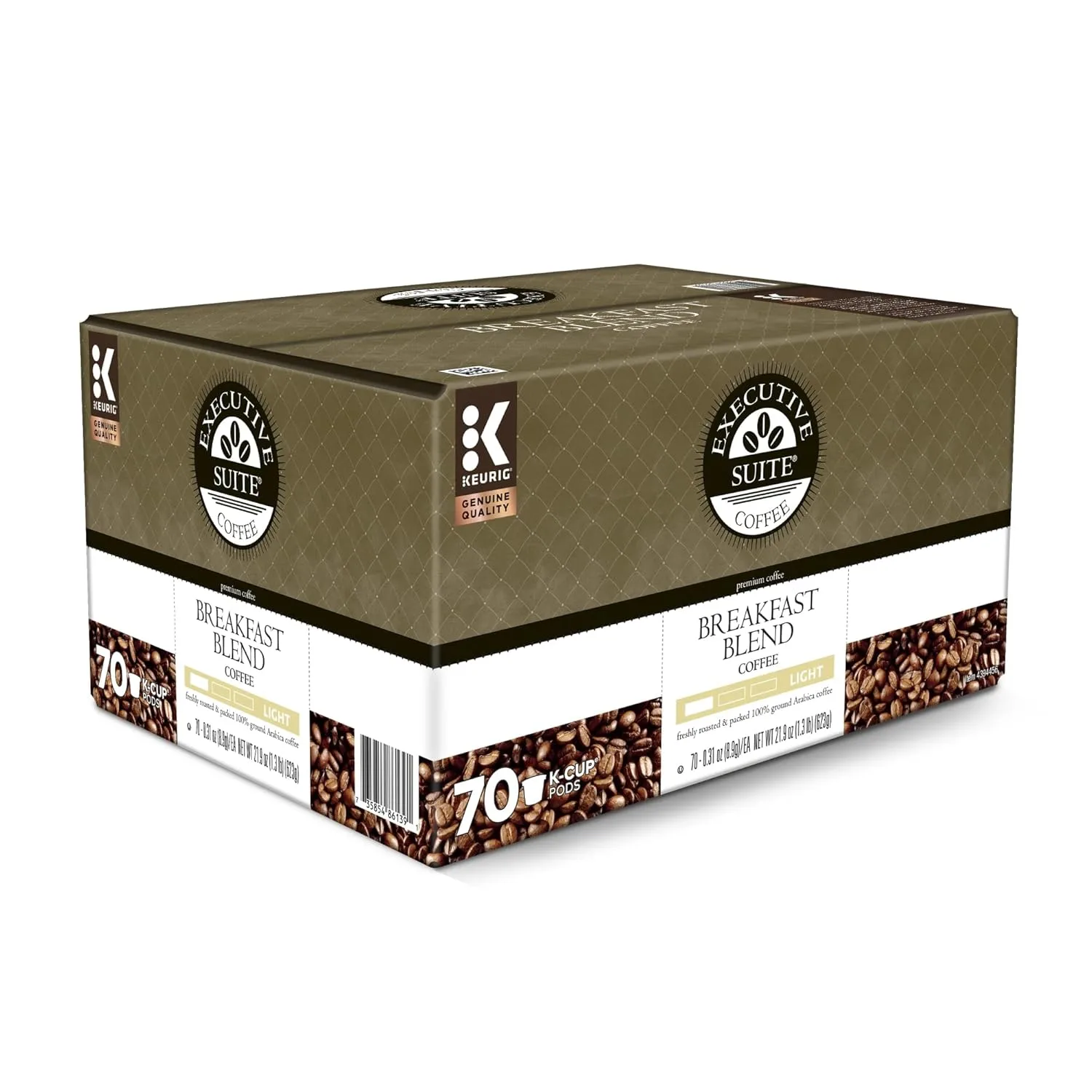 Executive Suite Breakfast Blend Coffee Keurig® K-Cup® Pods, Box of 70 Pods